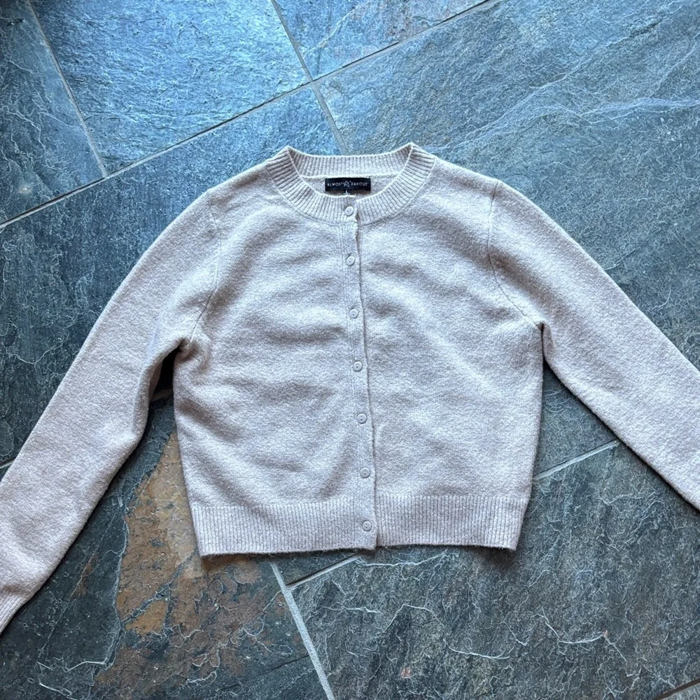 Almost Famous Women's Soft Beige Cardigan - Picture 6 of 7
